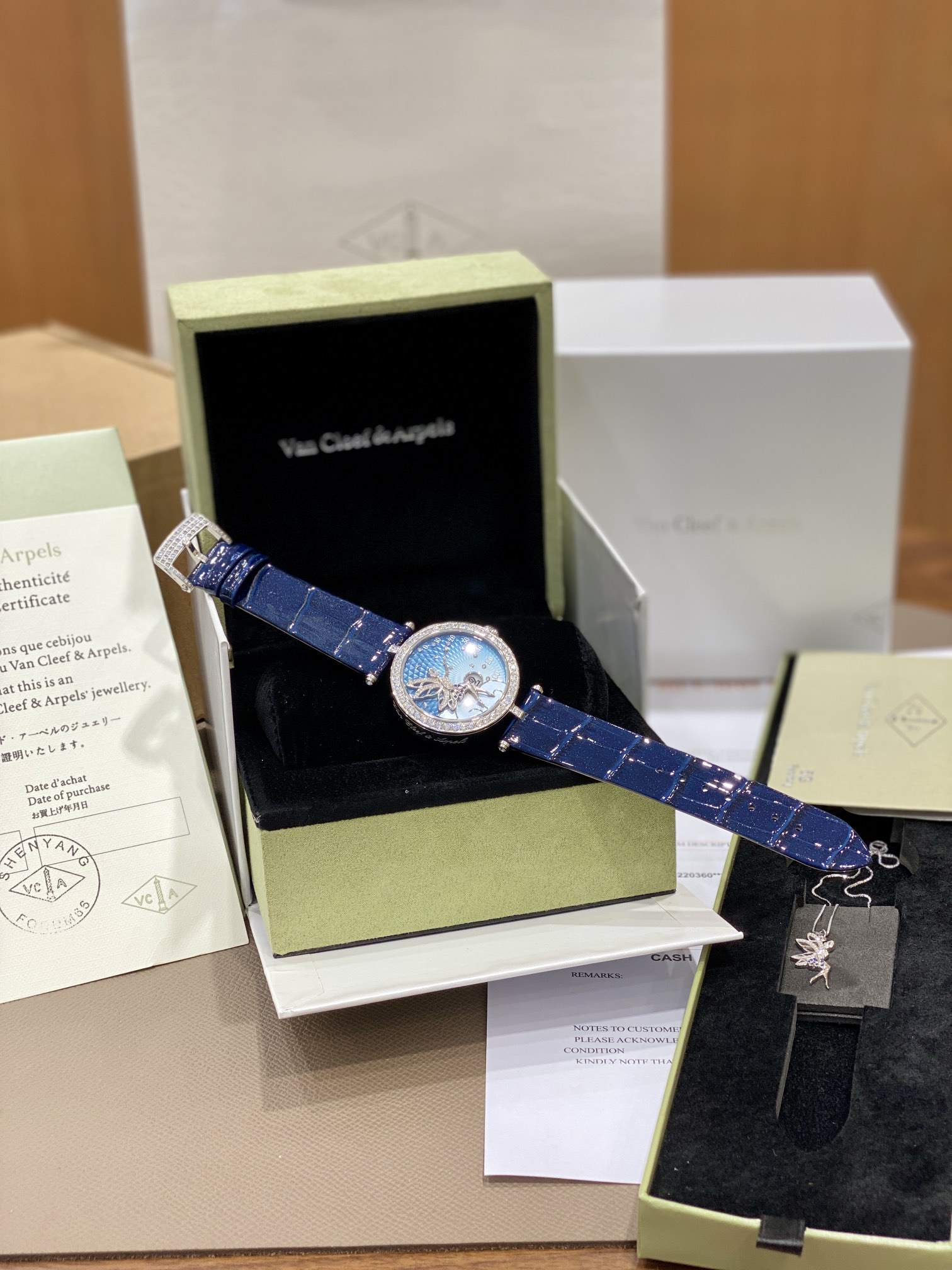 Van Cleef & Arpels™ Summer Celestial: Papillons Watch with Translucent Enamel & Diamond Stars | June 2025 Exclusive Launch