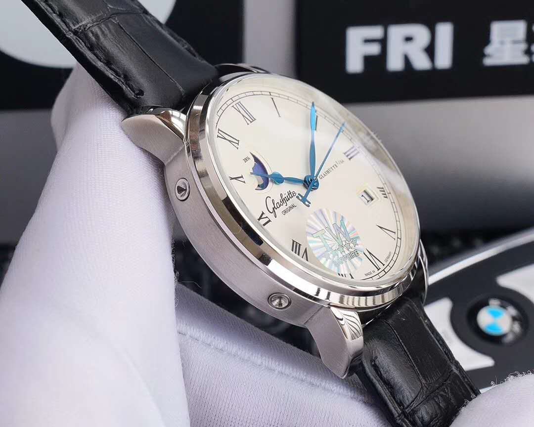 June 30 Exclusive: TW Glashütte Senator Panorama | 1:1 Moon Phase & Big Date, Genuine Leather – Last 5 Units w/ District Engraving ✓ DDP