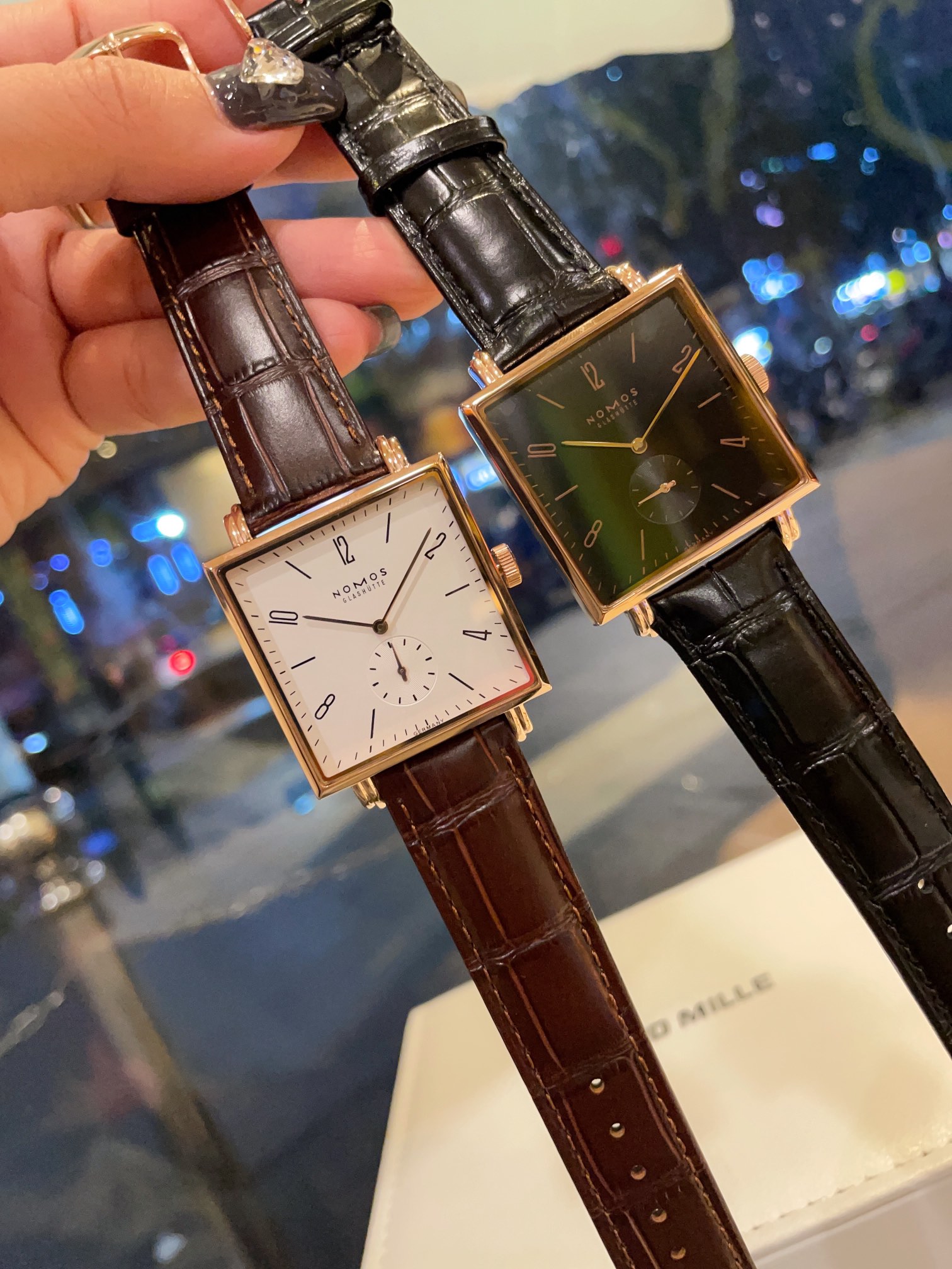 NOMOS Glashütte Club Auto DUW 3001 | 38.5mm Sapphire Case | 2025 Neo-Bauhaus Edition