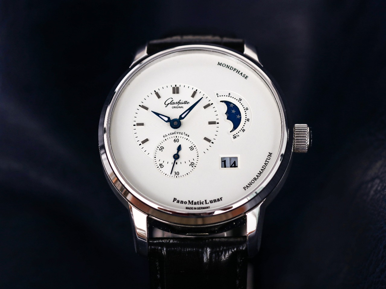 Glashütte Original Ref.1-90-02-43-32-61 | Hand-Decorated Cal.90-02, Panorama Date & Moon Phase – Last 3 Units w/ Engravable Rotor
