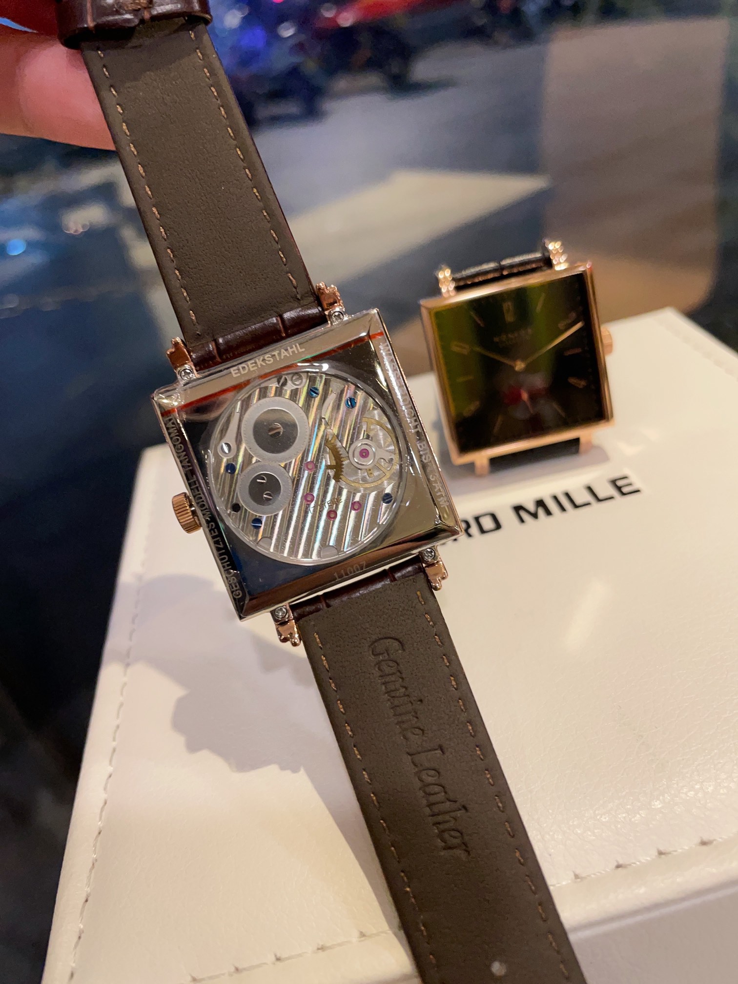 NOMOS Glashütte Club Auto DUW 3001 | 38.5mm Sapphire Case | 2025 Neo-Bauhaus Edition