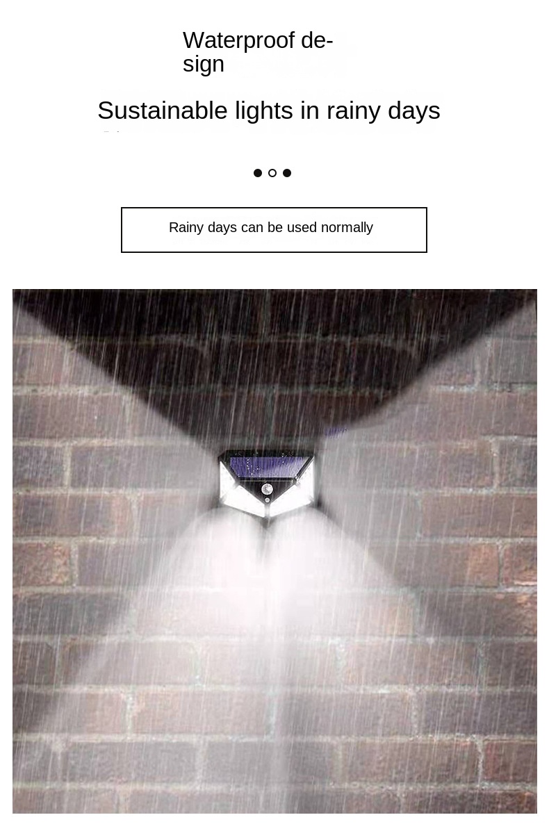 Cross-border hot-selling solar wall lamp home outdoor street lamp waterproof human body induction wall lamp manufacturers in stock.