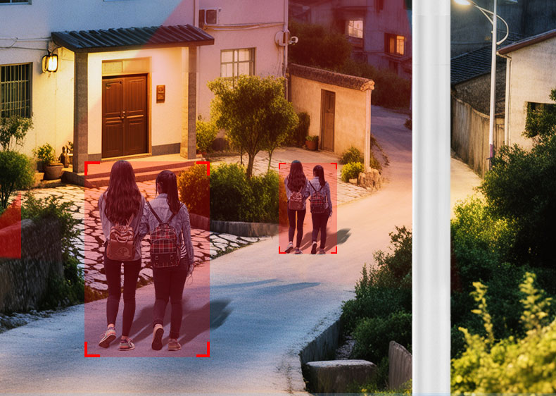 Solar camera monitoring remote outdoor high-definition camera with street lamp, no electricity and no network mobile phone