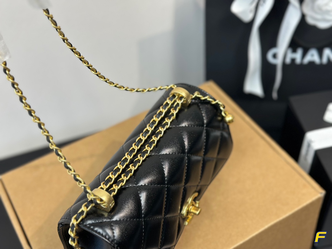 Chanel 24c Double Gold Beads