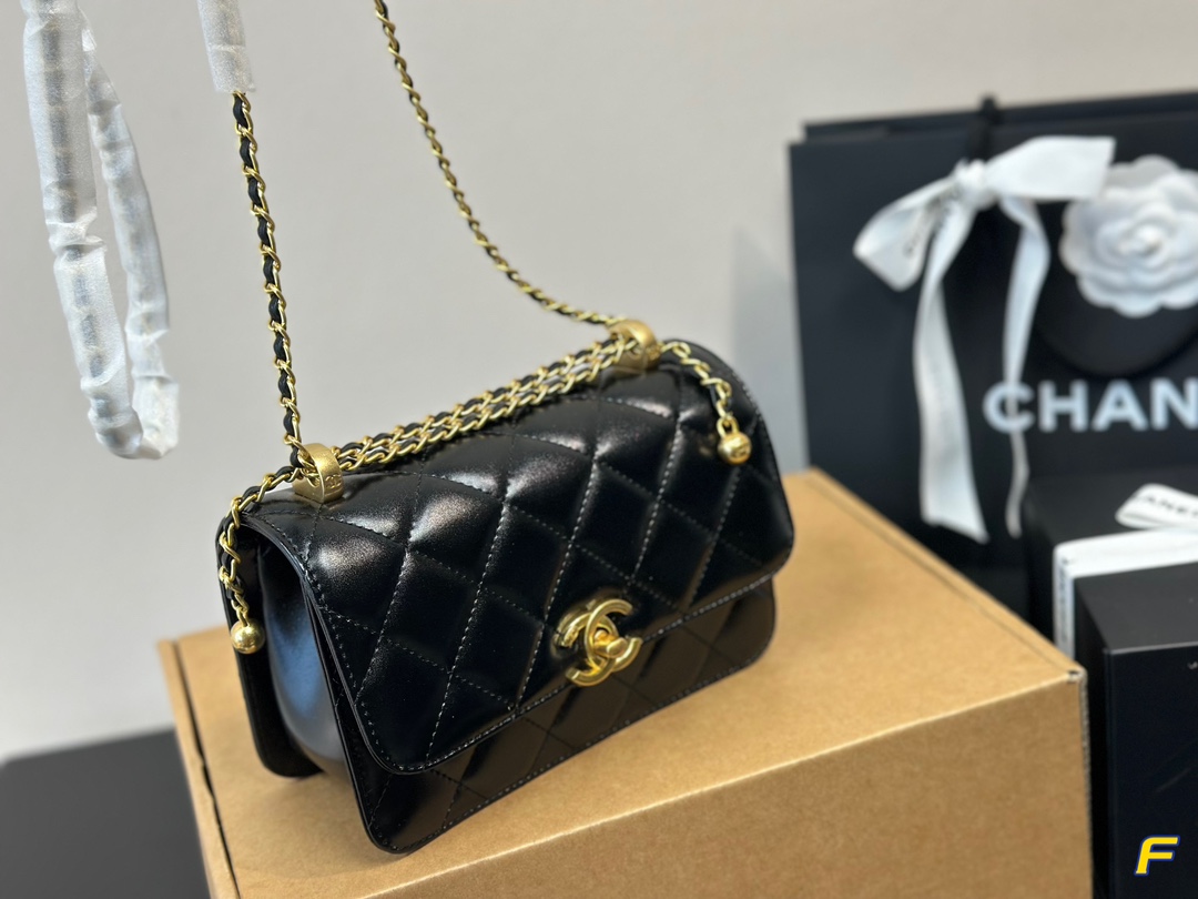 Chanel 24c Double Gold Beads