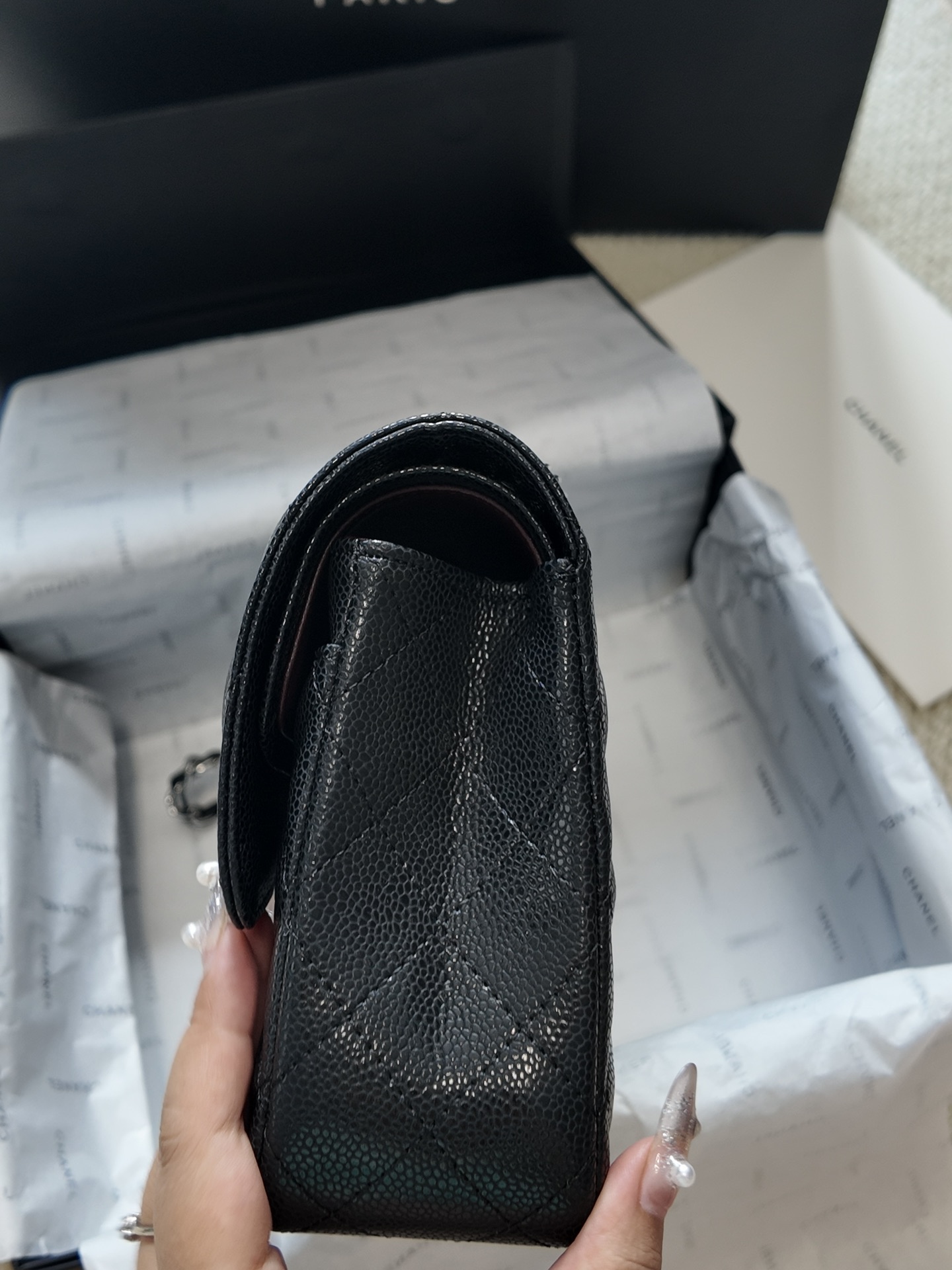 Chanel Classic Flap Sliver 25