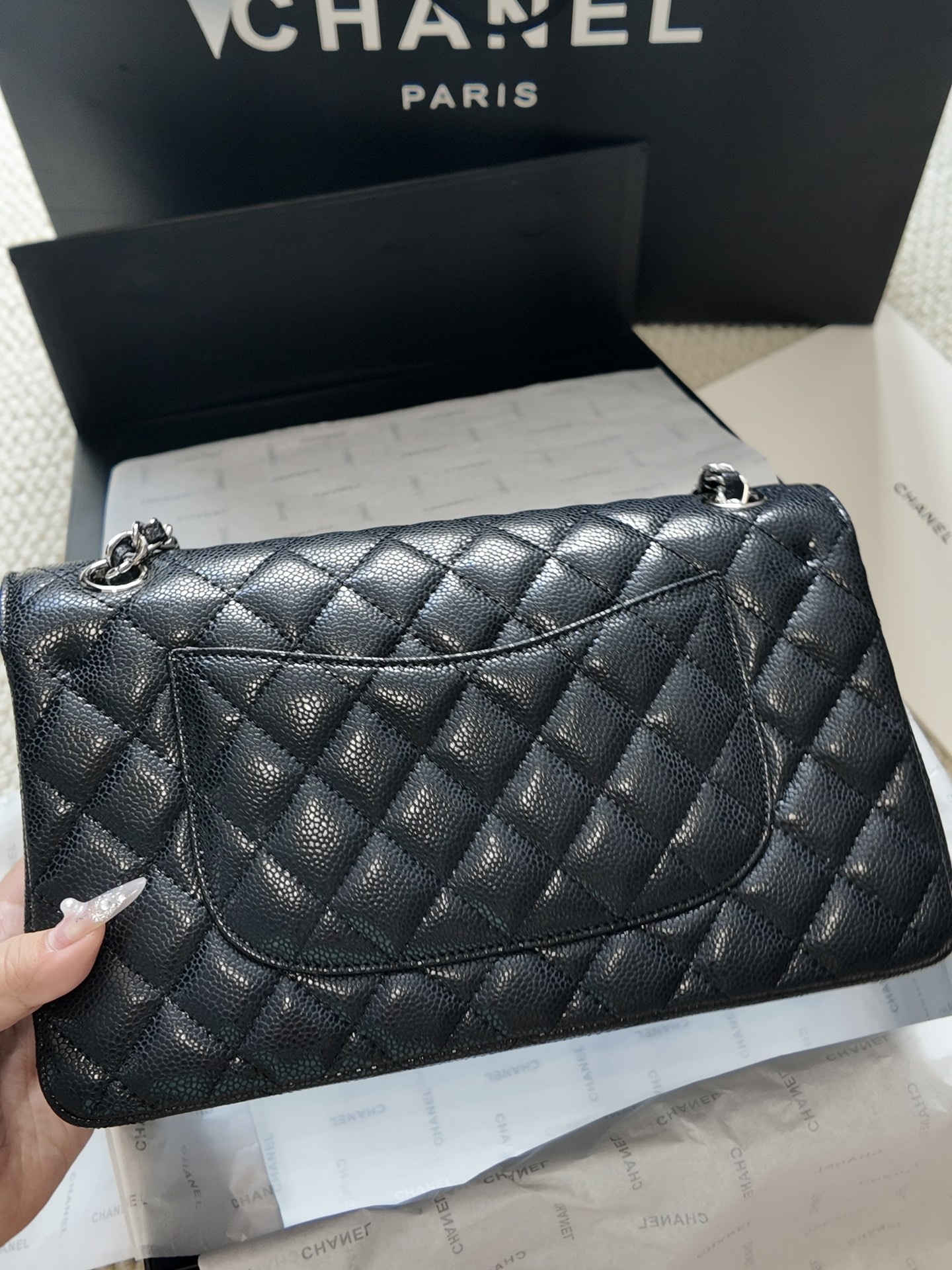 Chanel Classic Flap Sliver 25