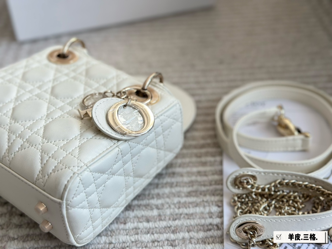 Dior lady d cream white