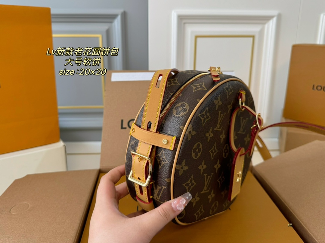 LV new monogram round bag