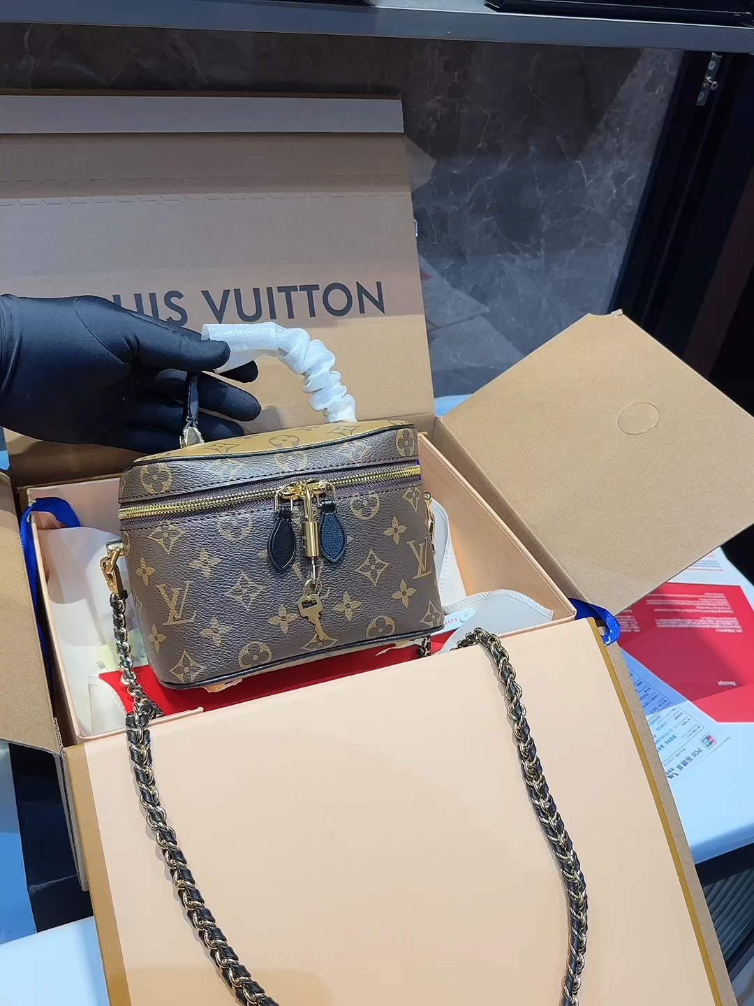 Lv vanity bag