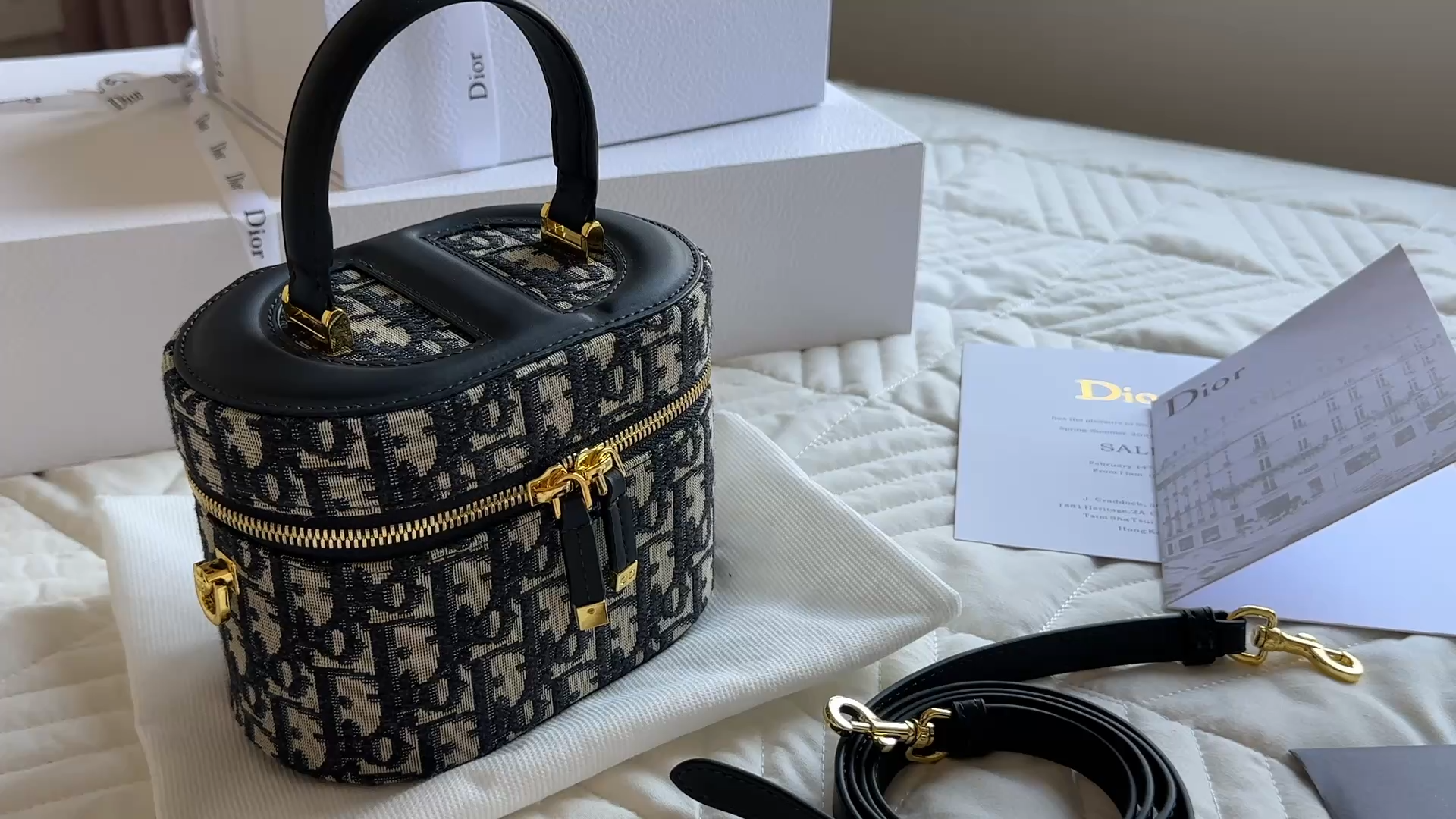 Dior vanity bag