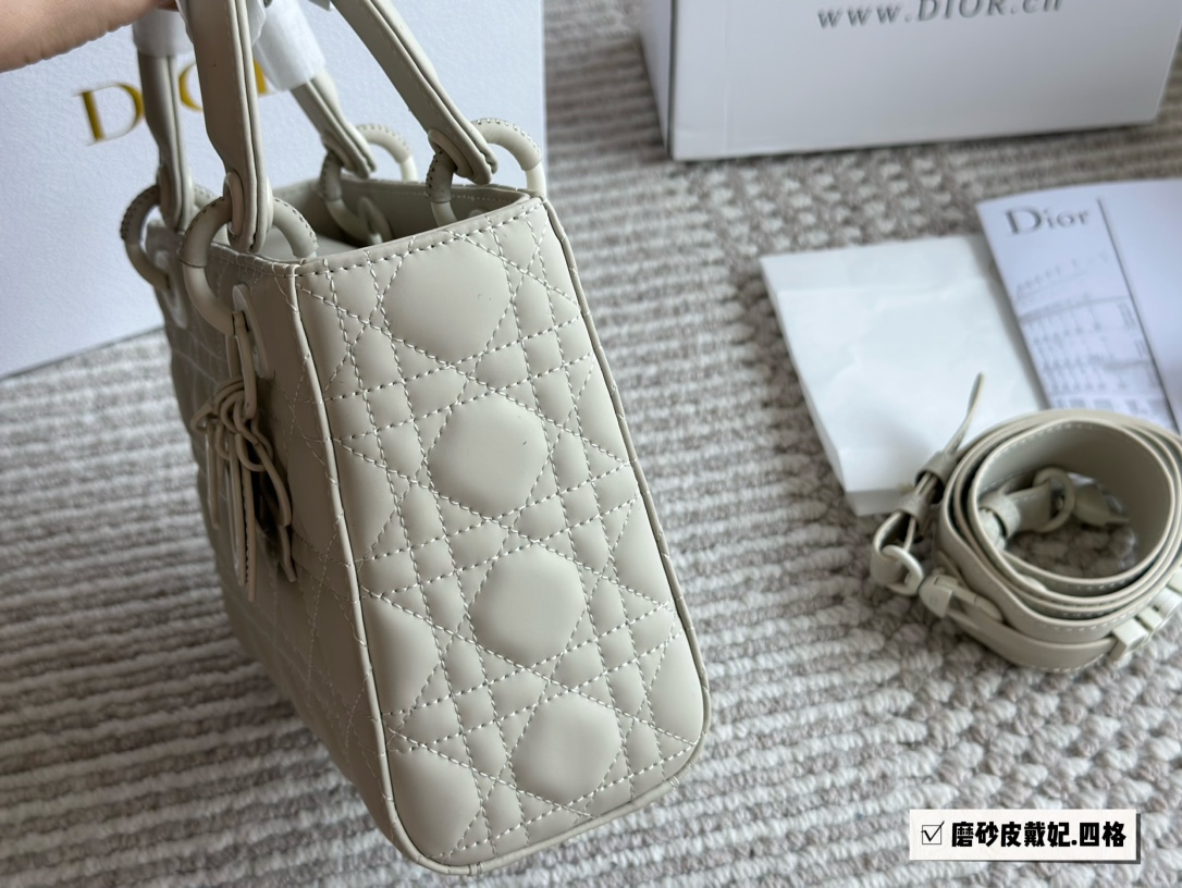 Dior lady d nubuck leather