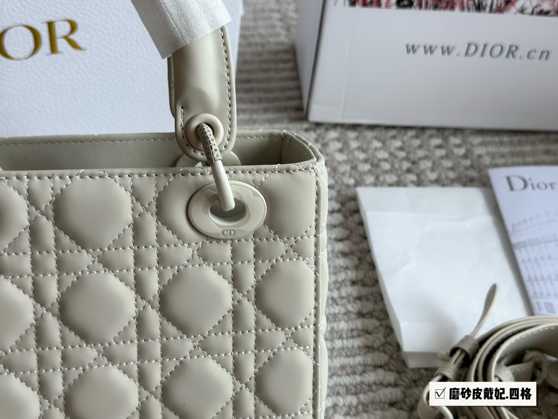 Dior lady d nubuck leather