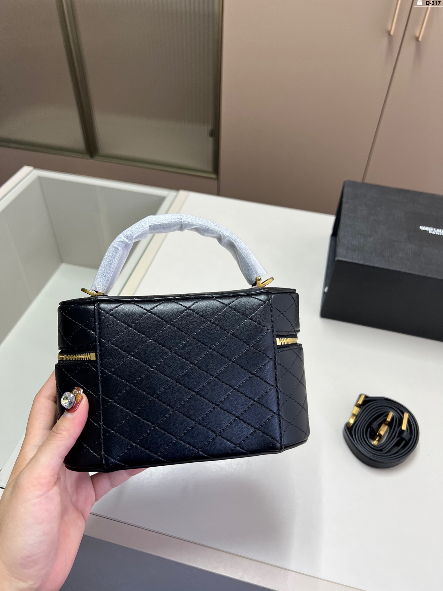 YSL Vanity real leather