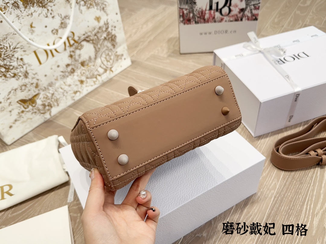 Dior lady d nubuck leather