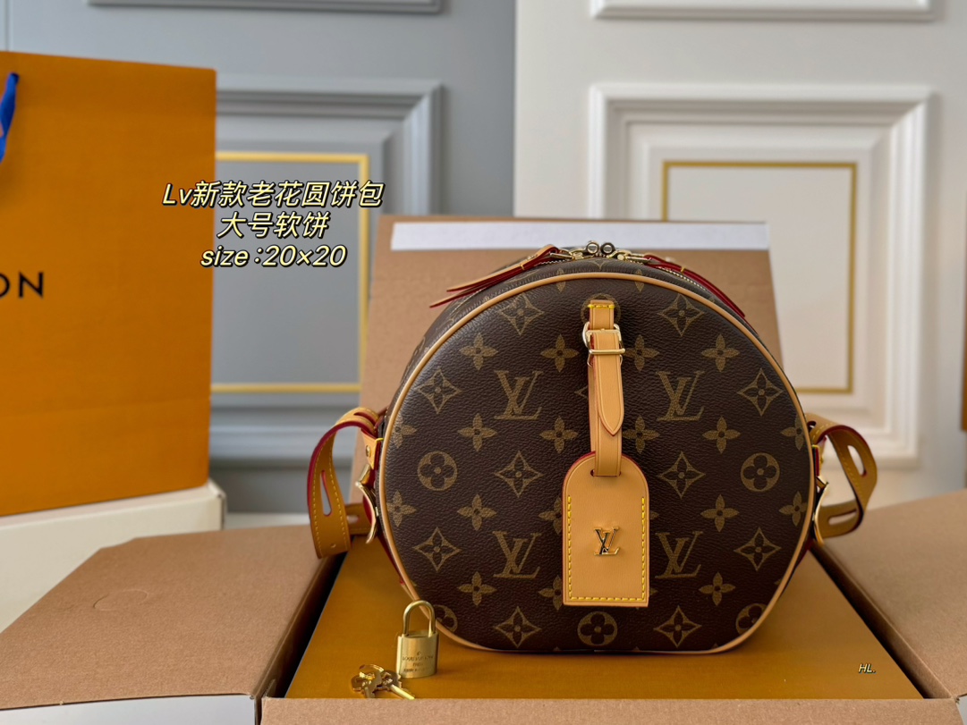 LV new monogram round bag