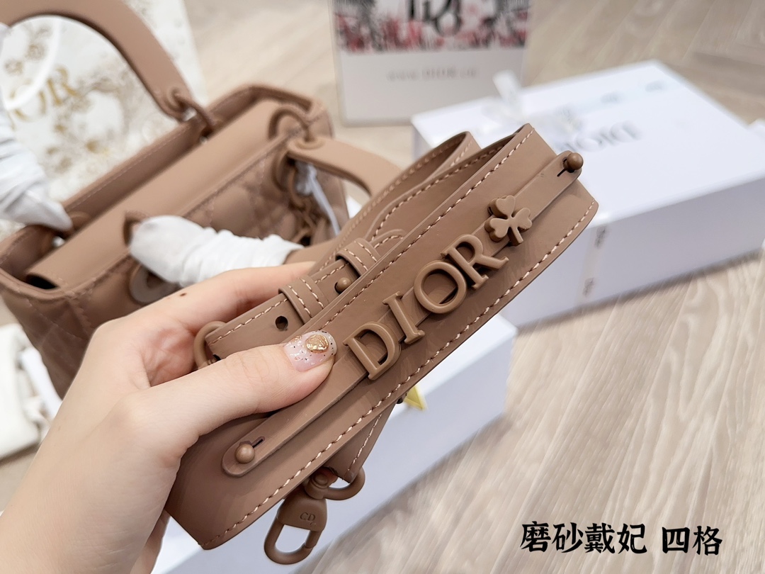 Dior lady d nubuck leather