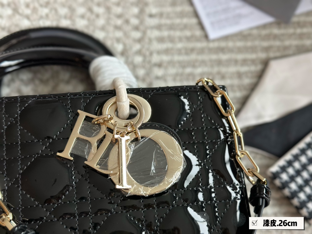 Dior's new D-joy patent leather