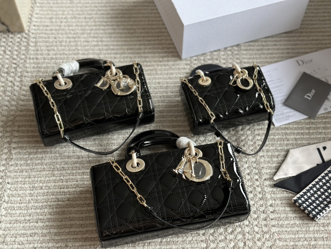 Dior's new D-joy patent leather