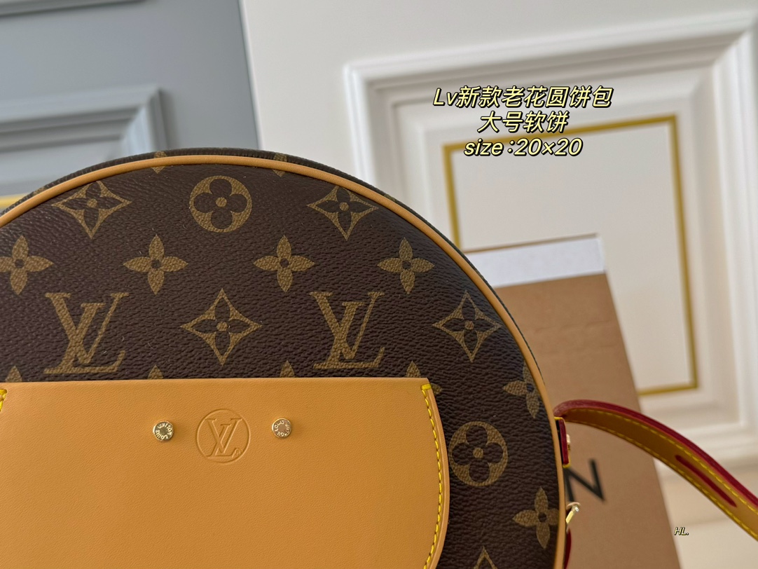 LV new monogram round bag