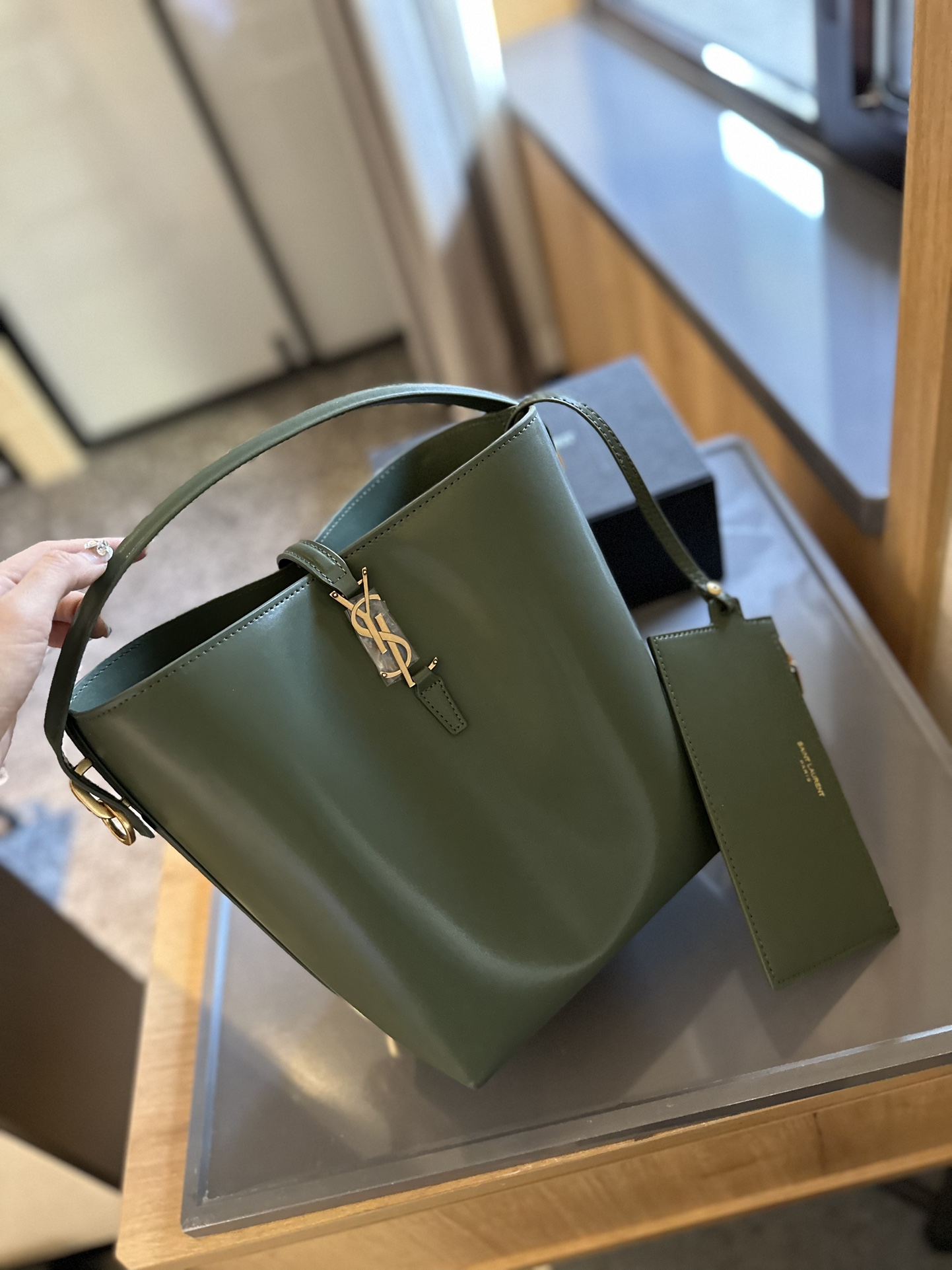 YSL new bucket bag