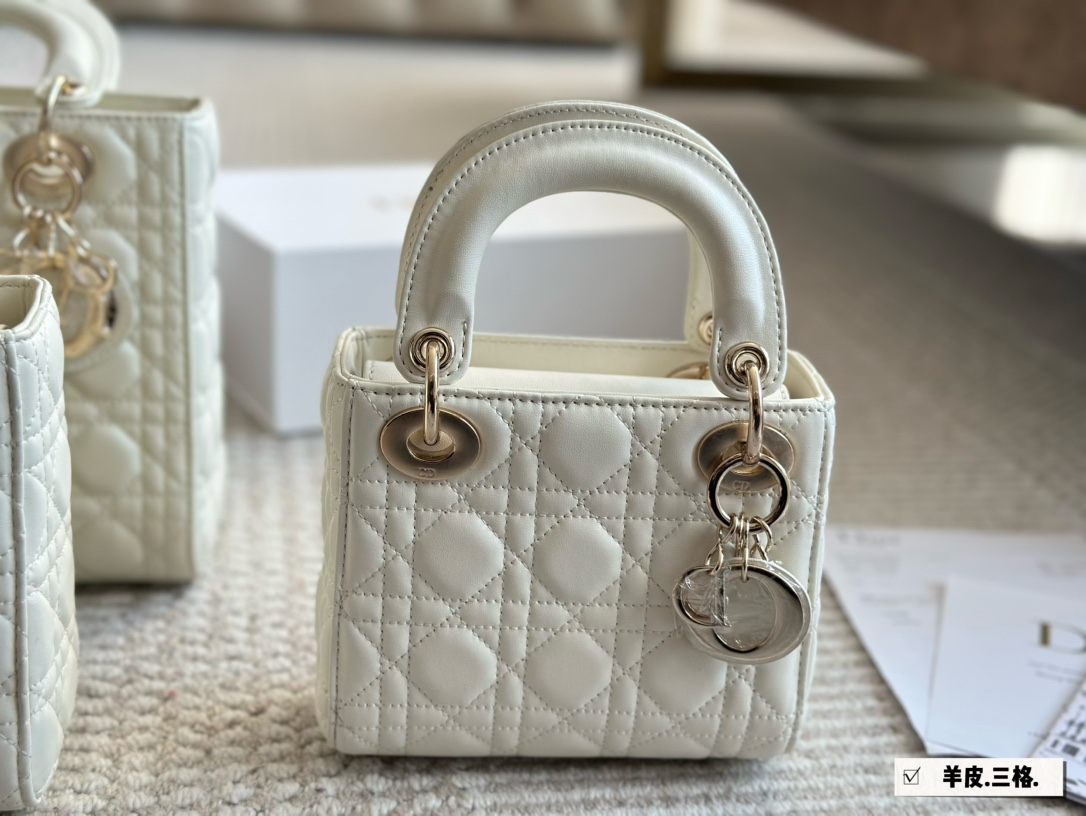 Dior lady d cream white
