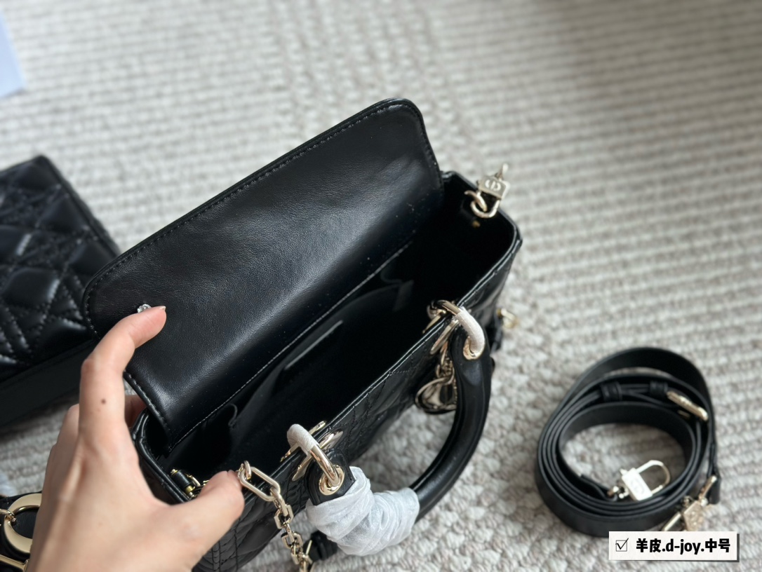 Dior lady joy new long lamskin