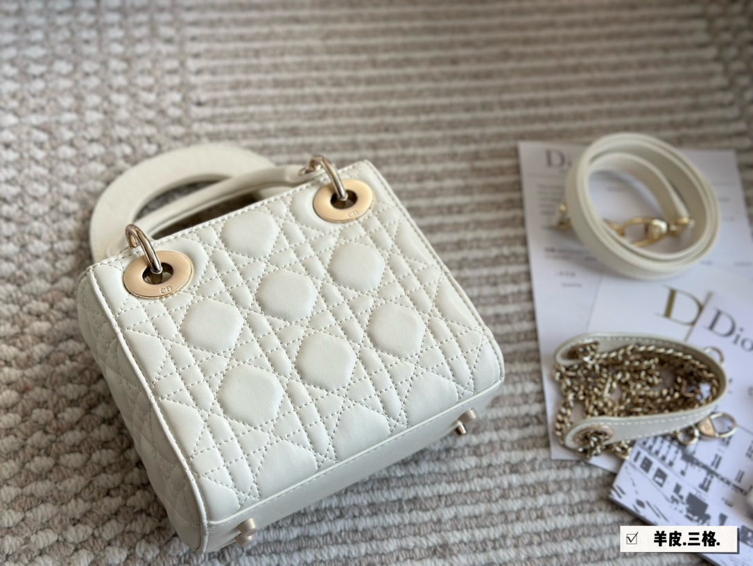 Dior lady d cream white