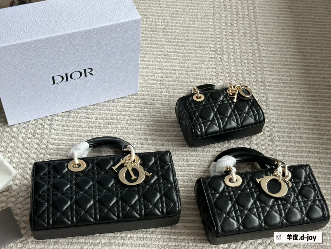 Dior lady joy new long lamskin