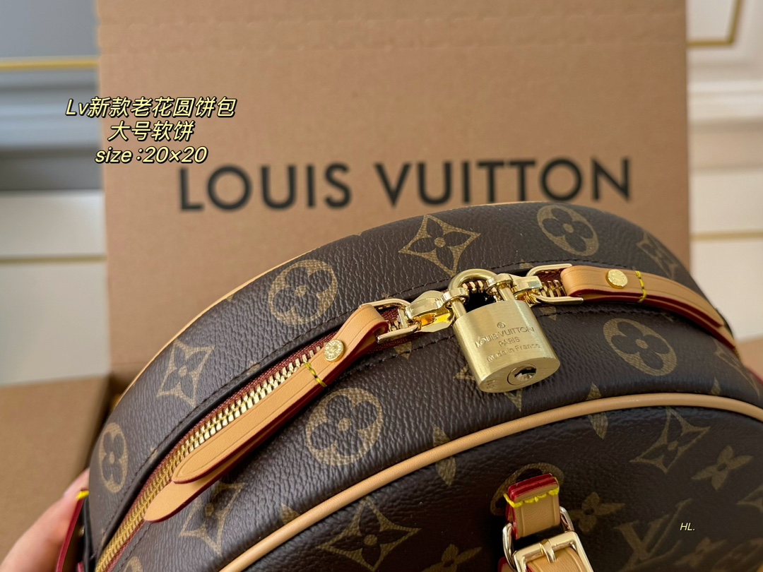 LV new monogram round bag