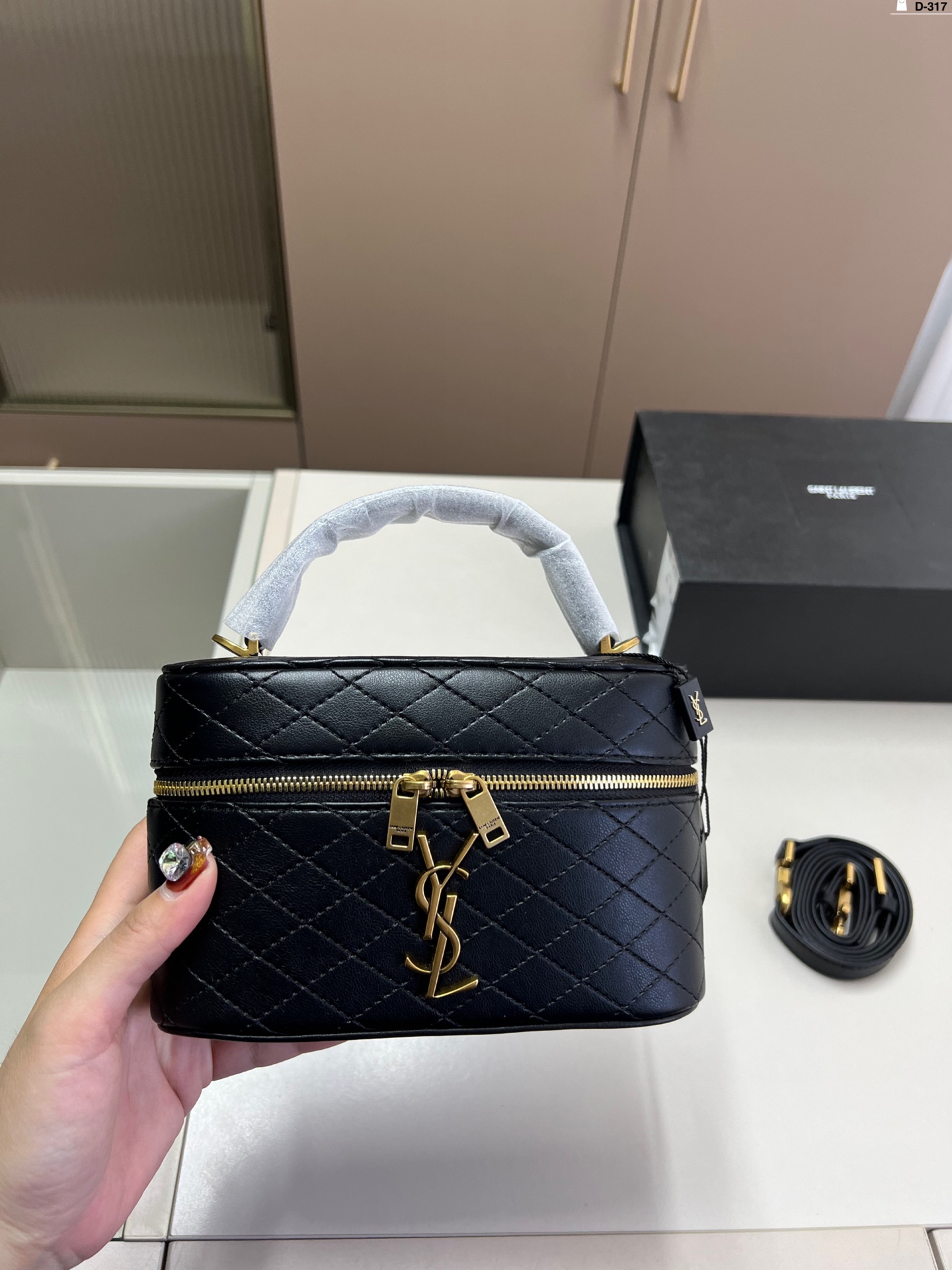 YSL Vanity real leather