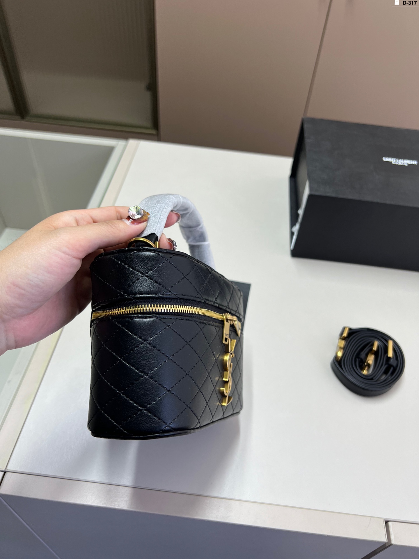 YSL Vanity real leather