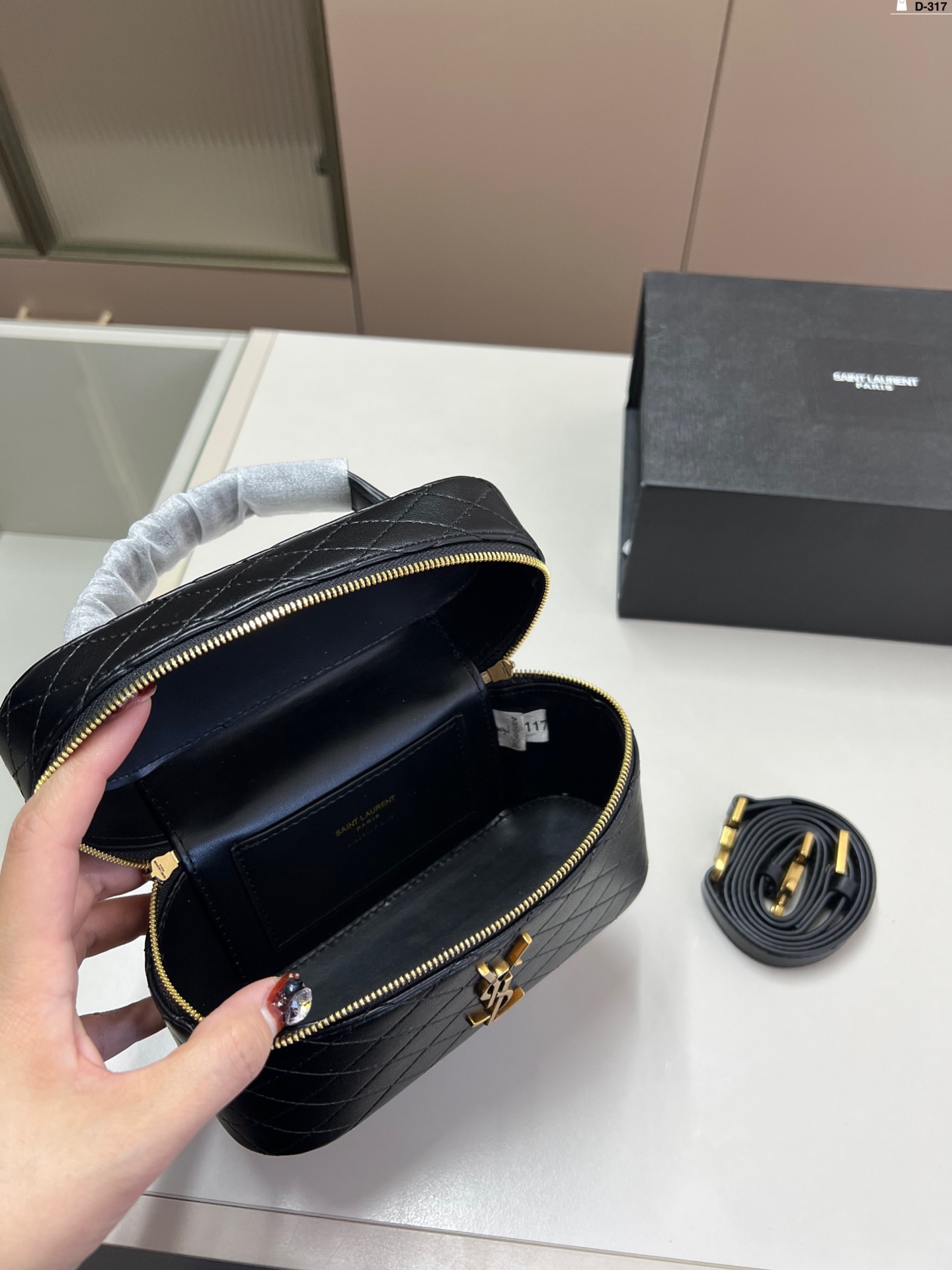 YSL Vanity real leather