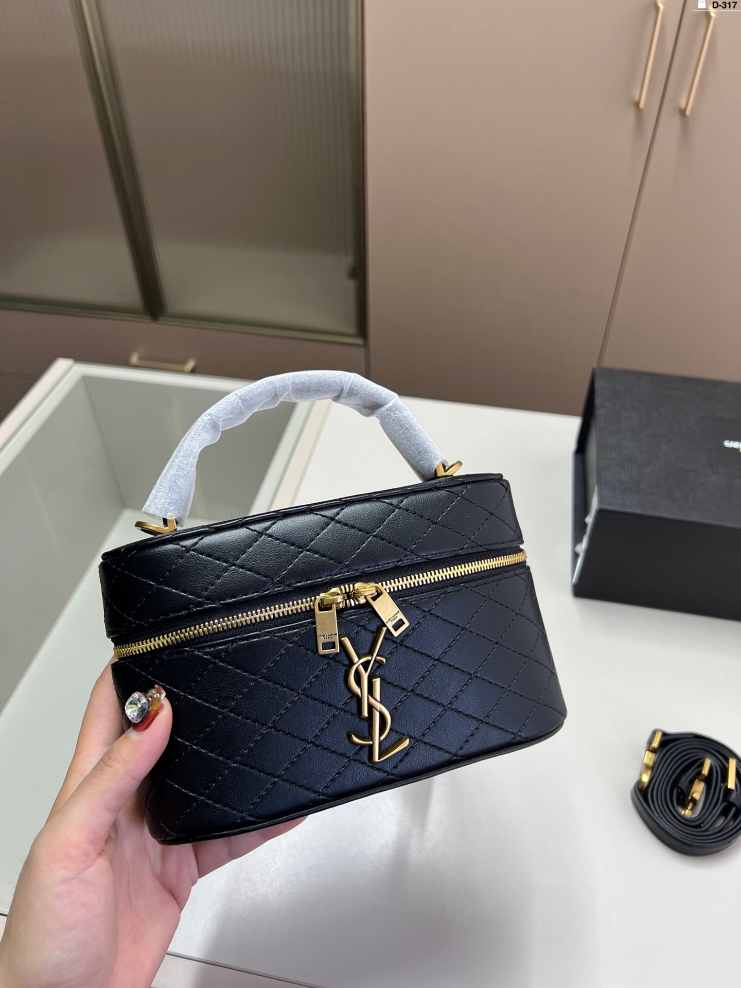 YSL Vanity real leather