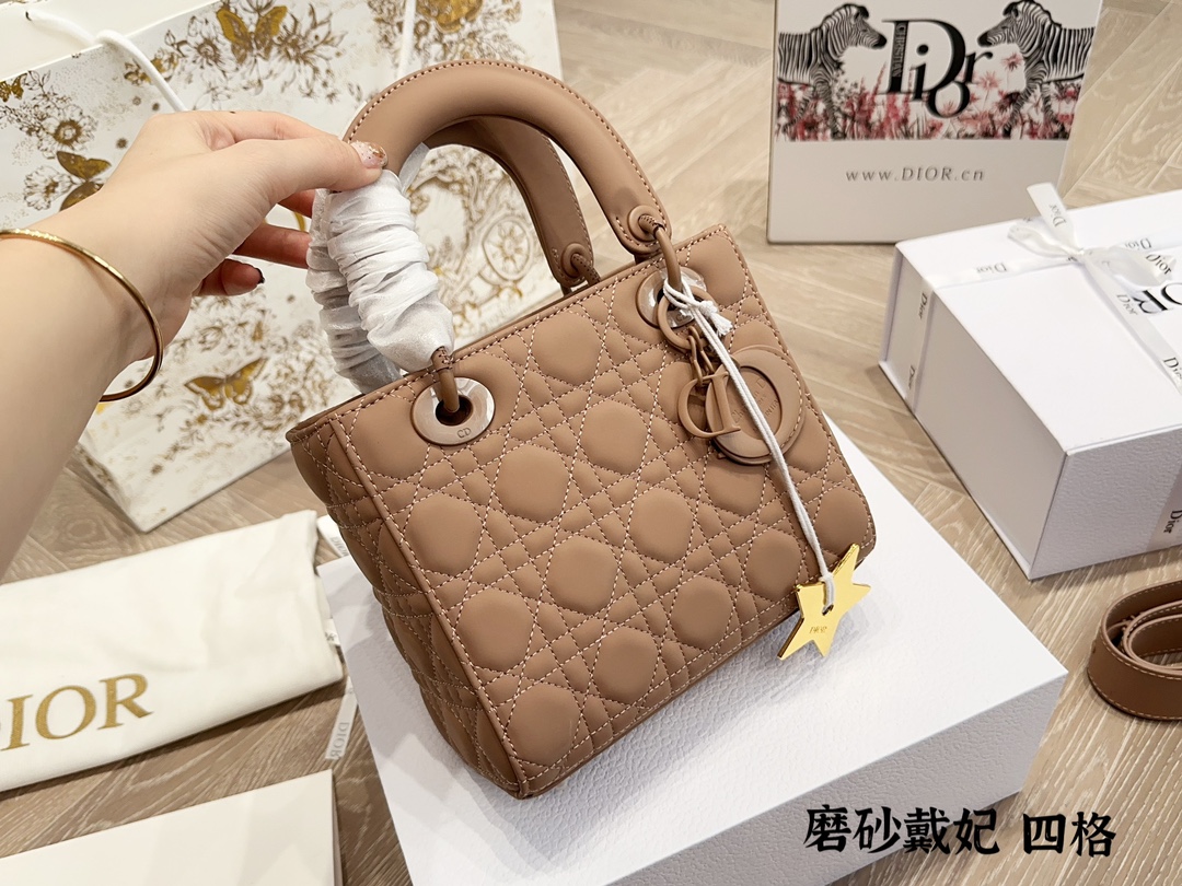 Dior lady d nubuck leather