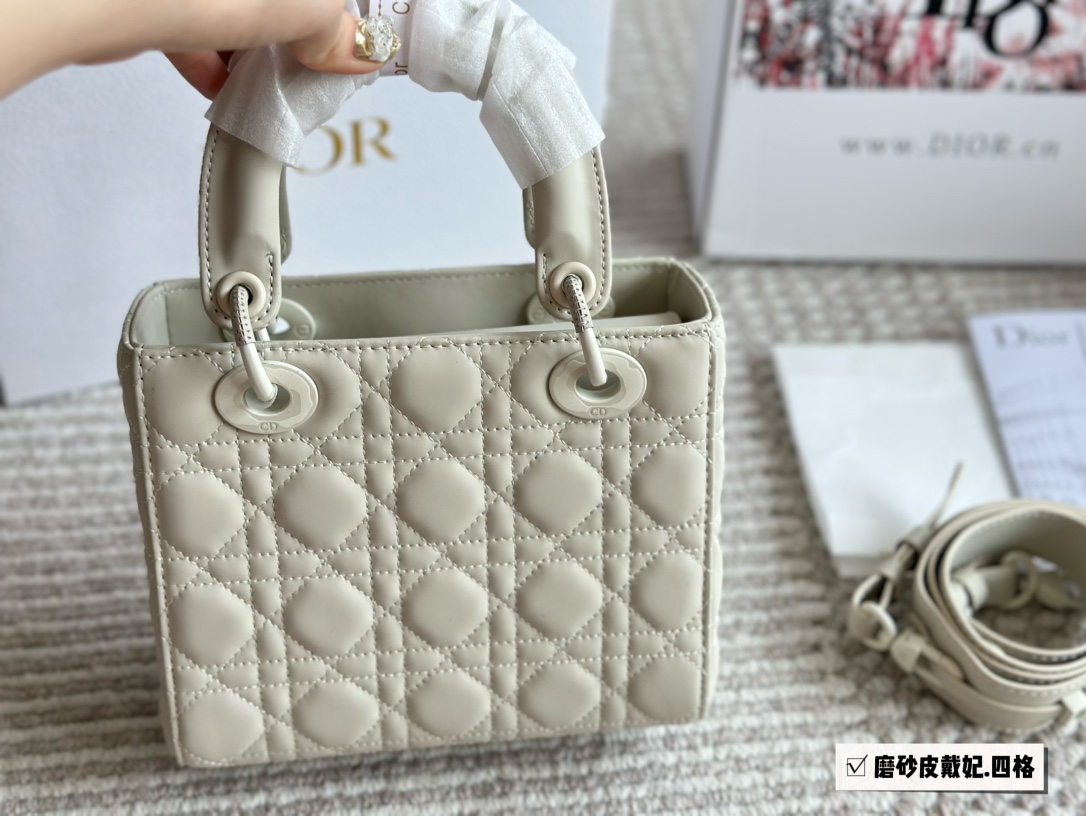 Dior lady d nubuck leather