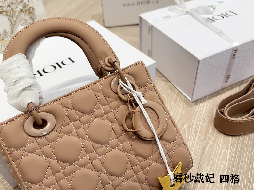 Dior lady d nubuck leather