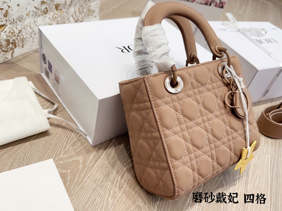 Dior lady d nubuck leather