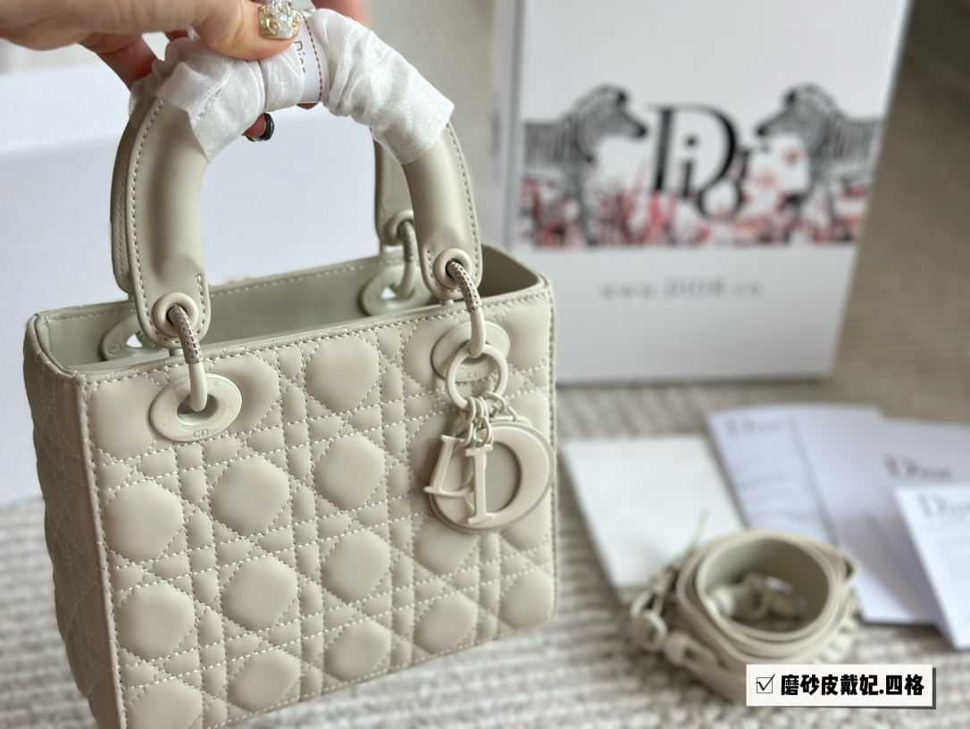 Dior lady d nubuck leather