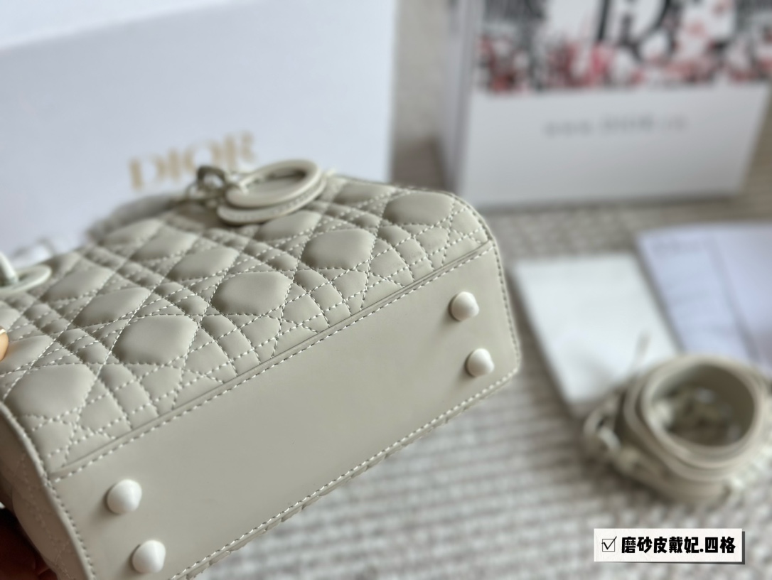 Dior lady d nubuck leather