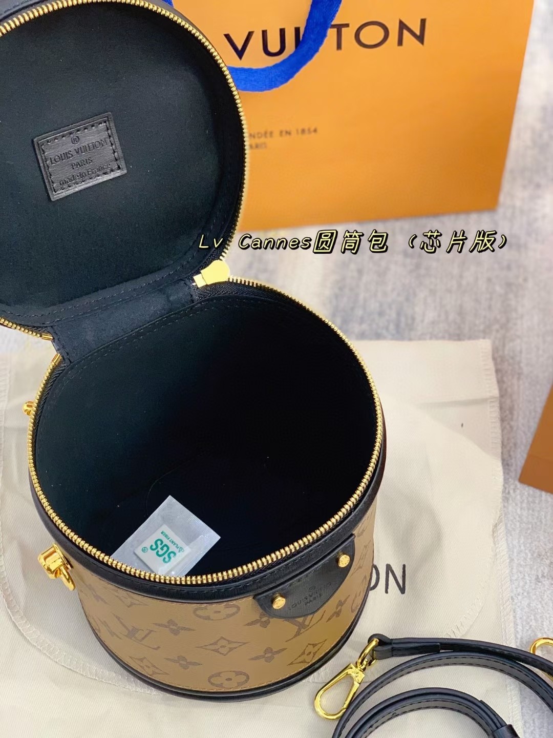 LV Cannes vanity case bucket bag
