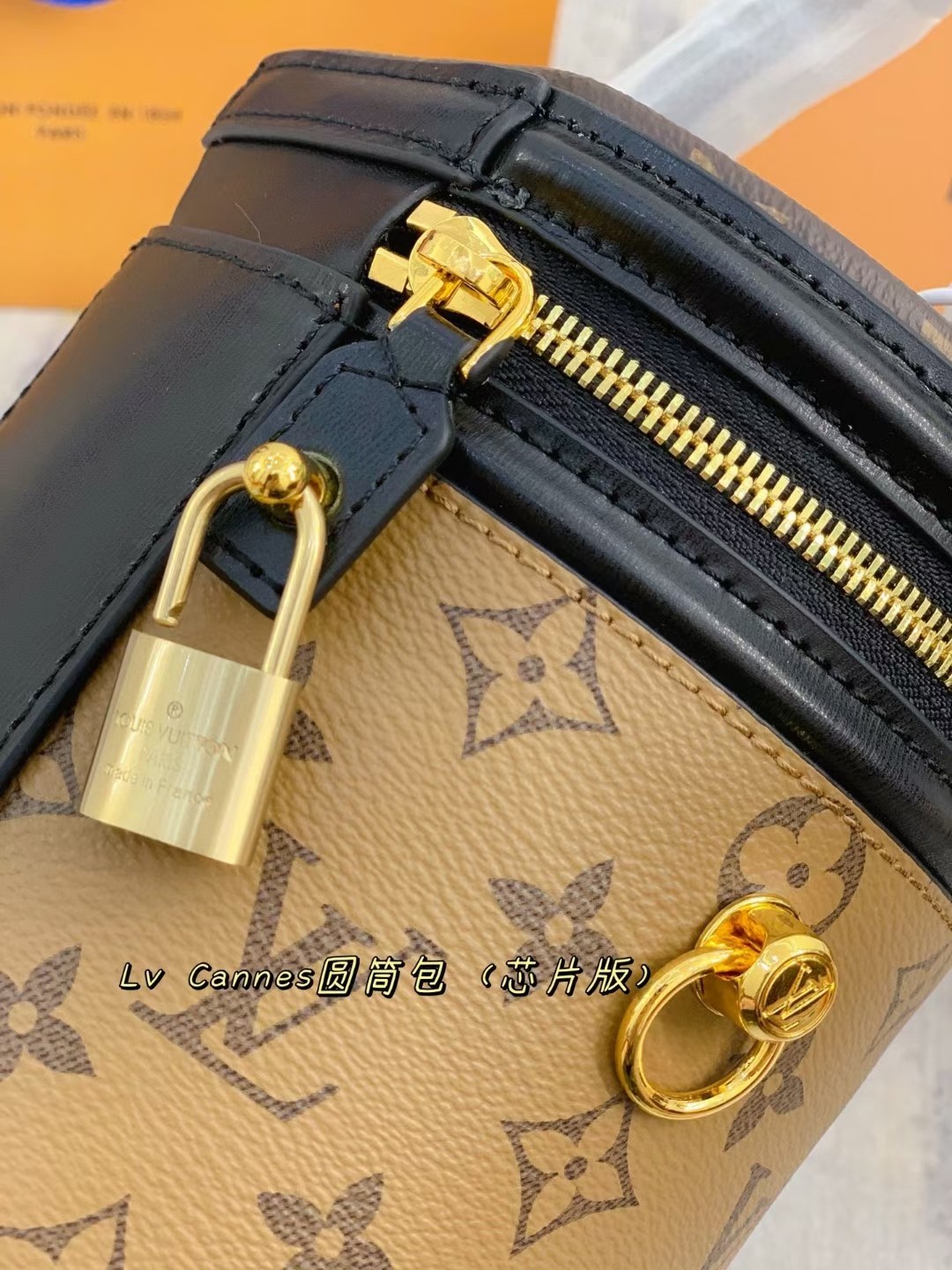 LV Cannes vanity case bucket bag