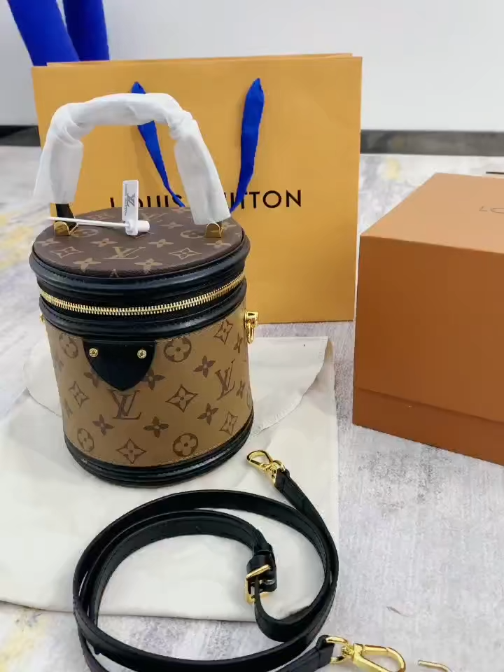 LV Cannes vanity case bucket bag