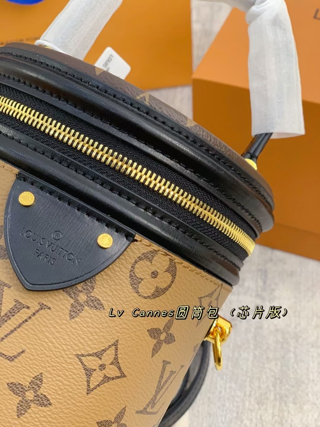 LV Cannes vanity case bucket bag