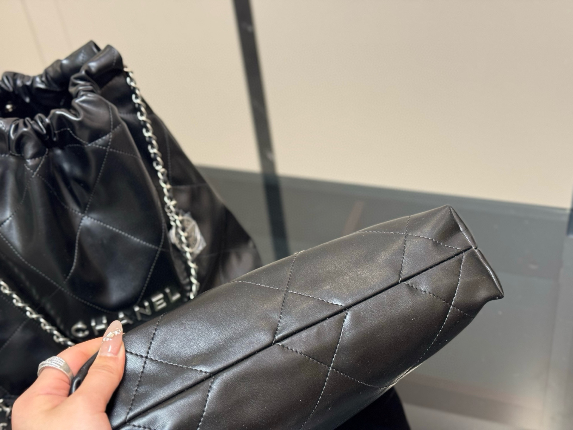 chanel 22 bag sliver hardware