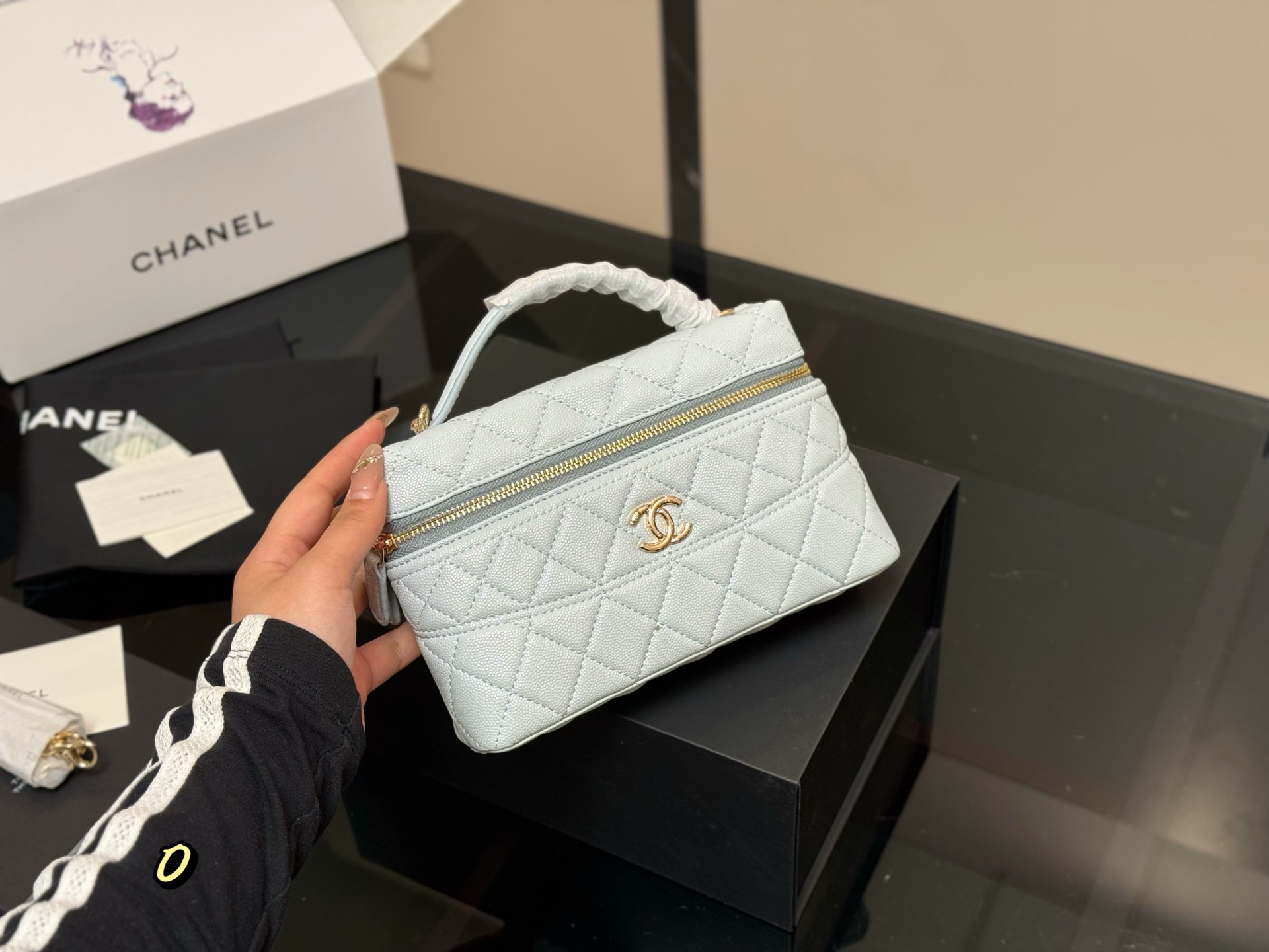 Chanel lunch box hobo