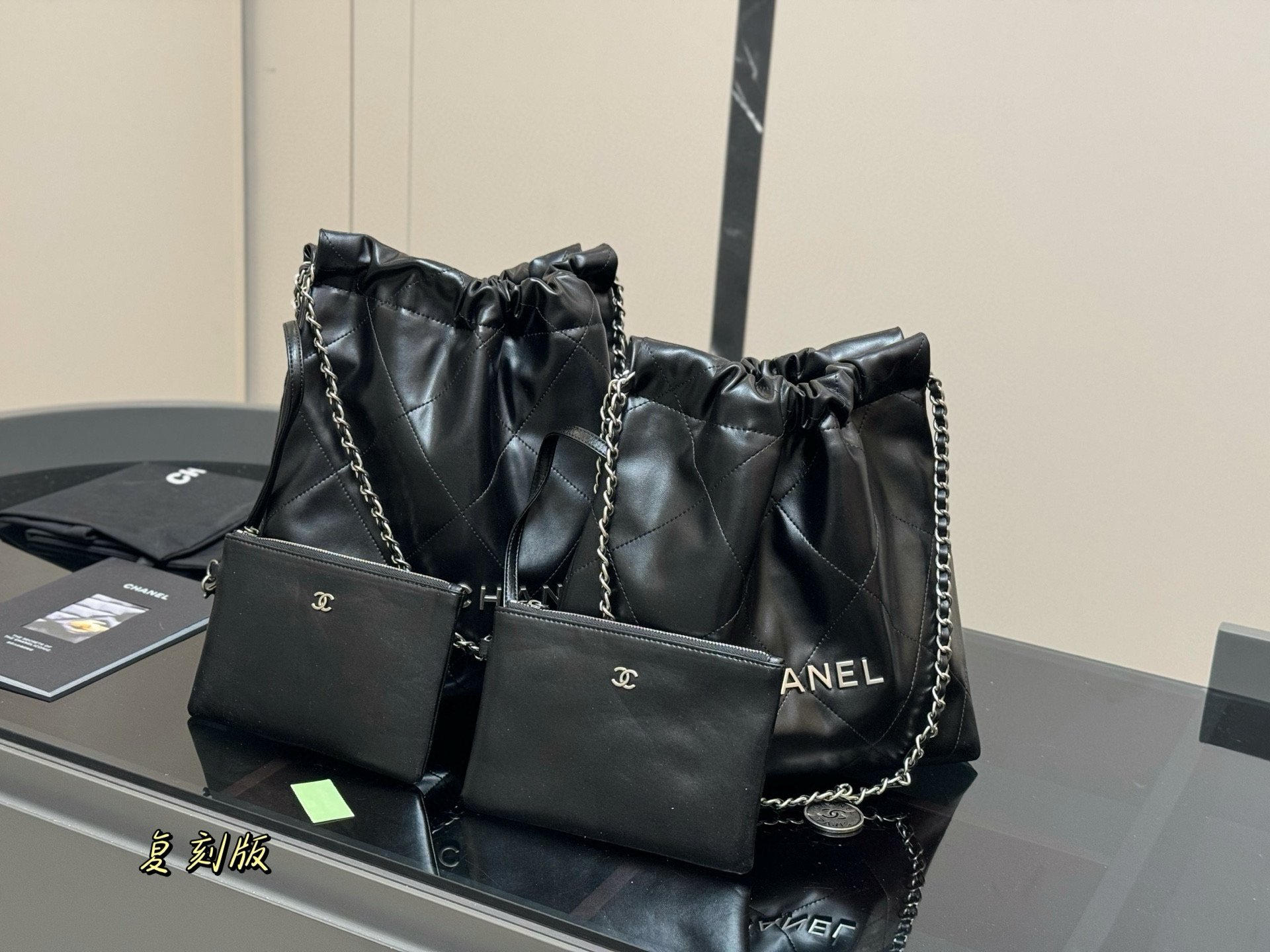 chanel 22 bag sliver hardware