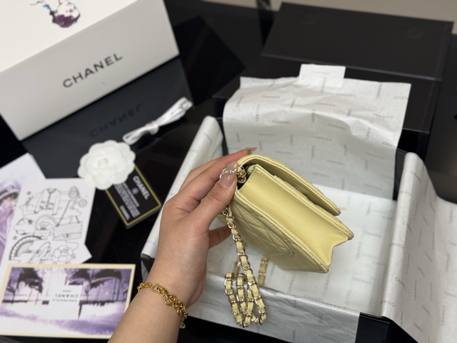 Chanel classic fortune bag woc