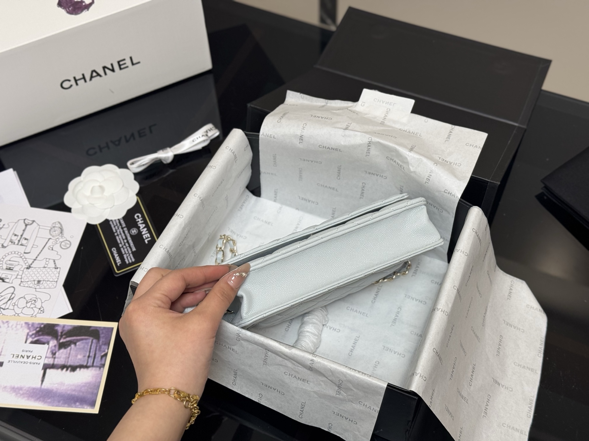 Chanel classic fortune bag woc