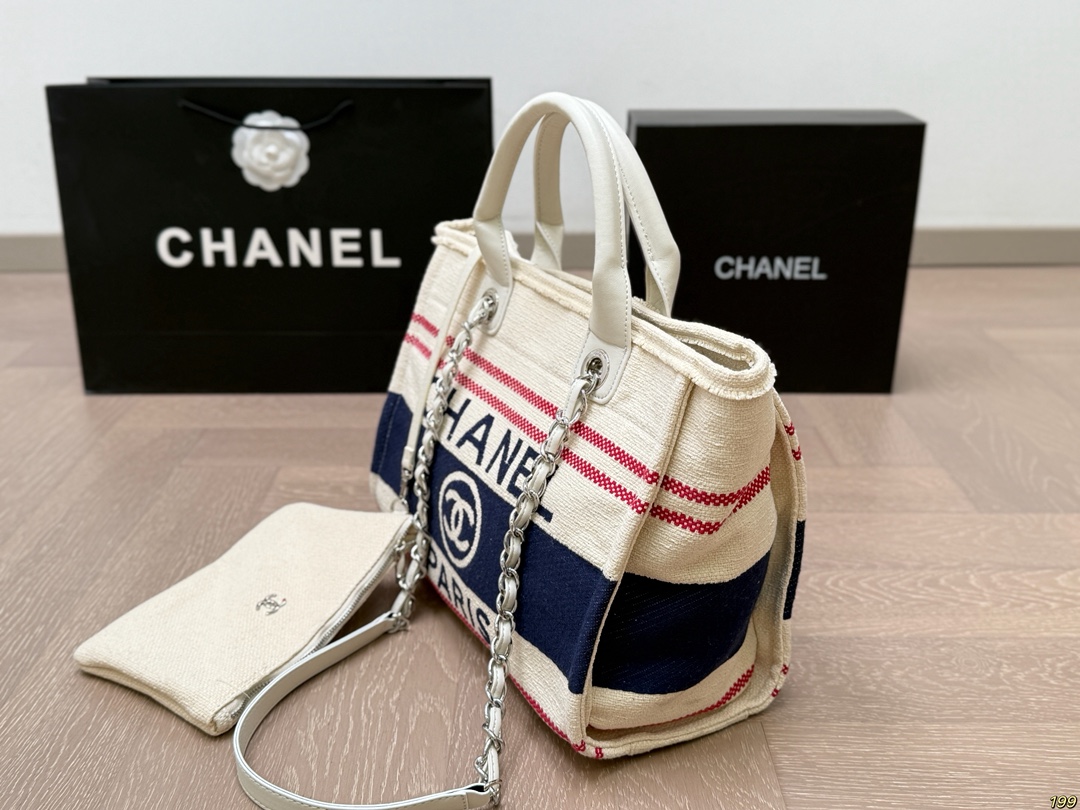 Chanel Beach Bag Shopping Bag